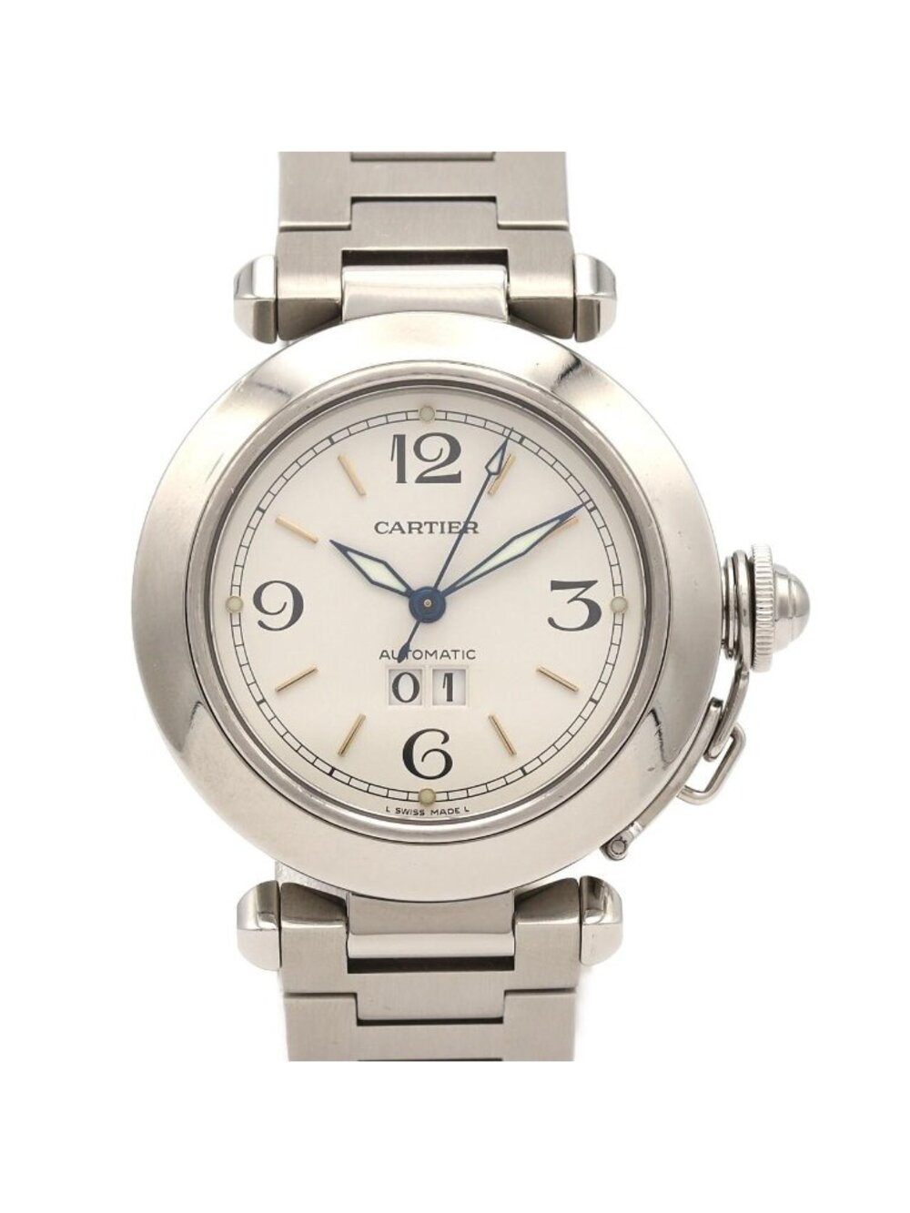 Cartier Pasha C Grande Date SS Automatic